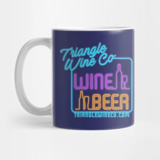 Neon Wine Beer Store Sign Mug